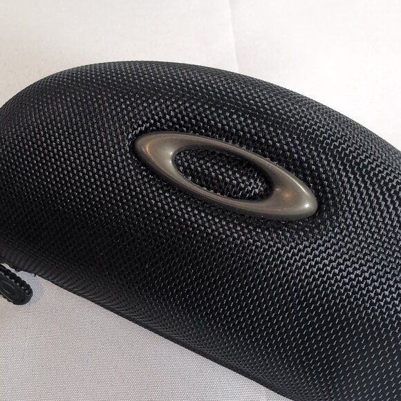 Oakley Soft Vault Flak Jacket 2.0 Hardside Clamshell Black Zip Glasses Sun Case - Picture 4 of 10